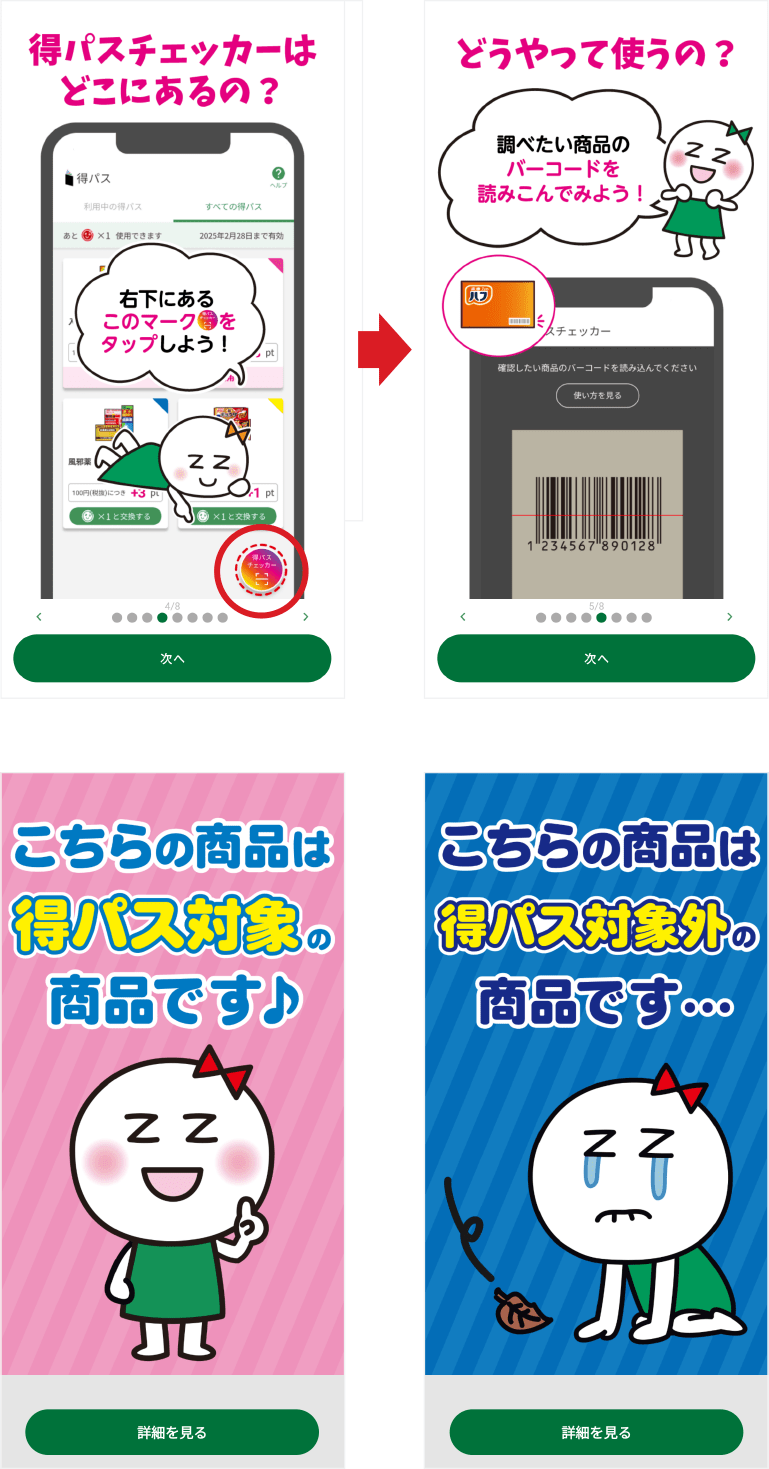 対象商品の調べ方